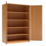 Papierschrank, 180 cm hoch, 110x50 cm (B/T),  4 Böden, 2 Türen 